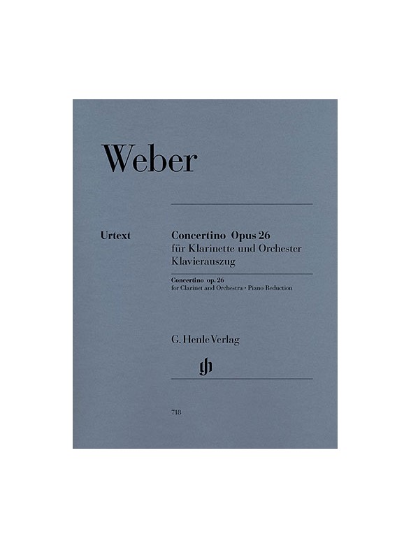 Carl Maria von Weber: Concertino op. 26 for Clarinet and Orchestra