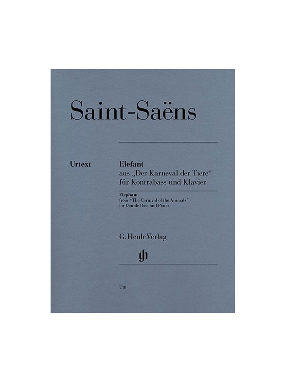 Camille Saint-Saens: Elephant - The Carnival Of The Animals (Double Bass/Piano)