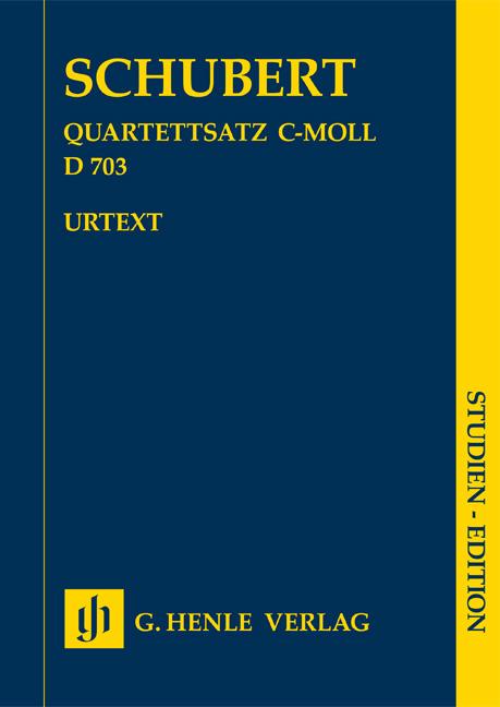 Quartet Movement in C Minor D 703