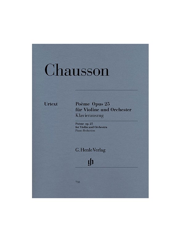 Ernest Chausson: Poème For Violin And Orchestra Op. 25 (Violin and Piano)