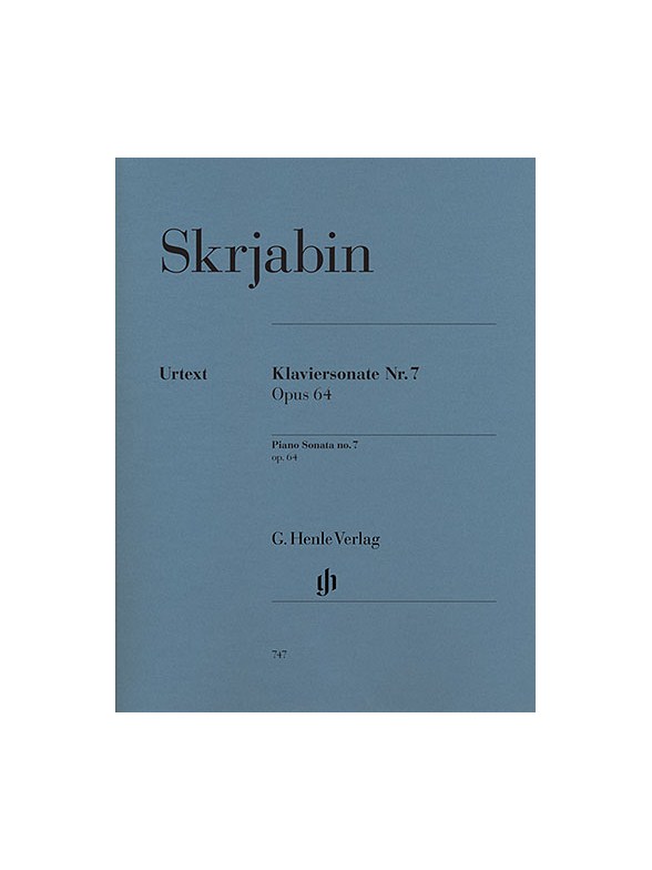 Alexander Scriabin: Piano Sonata No.7 Op.64 (Urtext Edition)