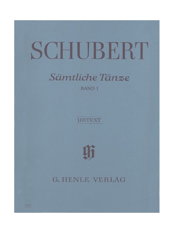 Franz Schubert: Samtliche Tanze Band I (Urtext)