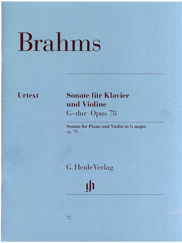 Johannes Brahms: Sonata For Piano And Violin In G Major Op.78