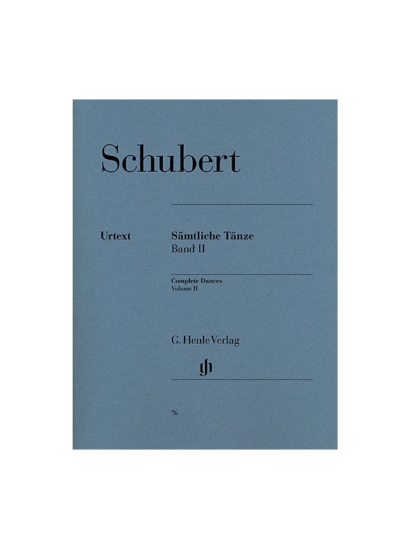 Franz Schubert: Complete Dances - Volume II (Henle Urtext Edition)