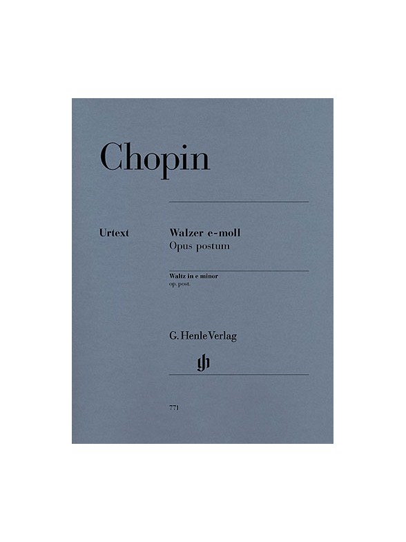 Frederic Chopin: Walzer E-Moll Opus Postum (Urtext)