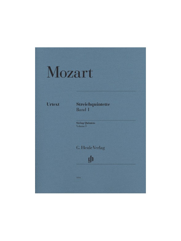 W.A. Mozart: String Quintets - Volume 1 (Henle Urtext Edition)