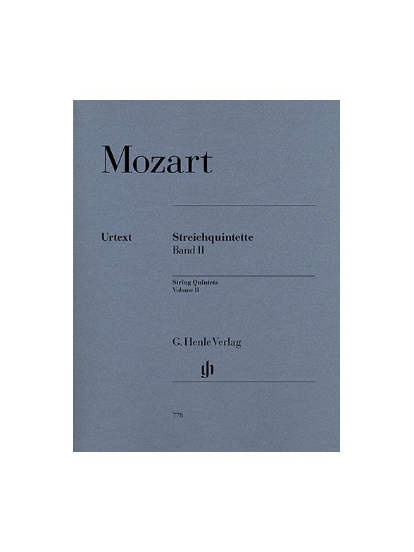 Wolfgang Amadeus Mozart: Streichquintette Band II (Urtext)