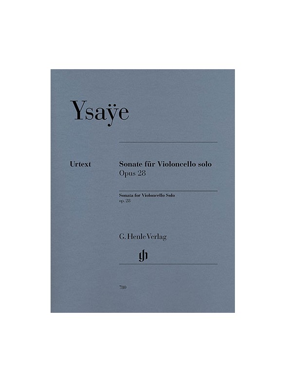 Eugene Ysaye: Sonata For Cello Solo Op.28