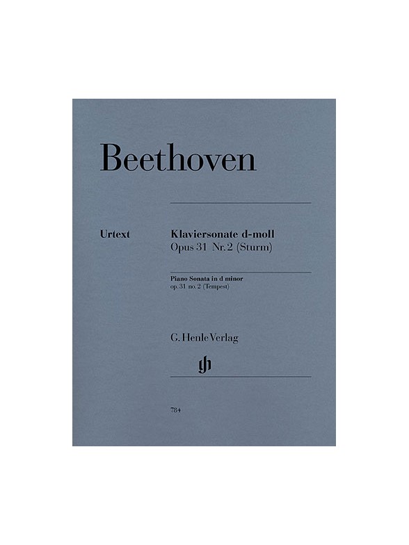 Ludwig Van Beethoven: Piano Sonata In D Minor 'Tempest' Op.31 No.2 (Urtext Edition)