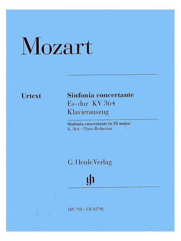 W.A. Mozart: Sinfonia Concertante E Flat KV.364