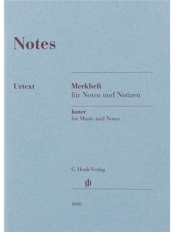 HENLE MANUSCRIPT NOTEBOOK NOTES SMALL A6 16 PAGES BK