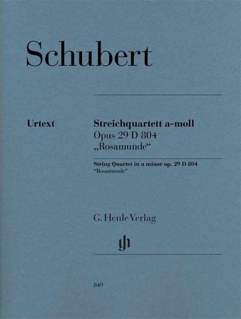 Franz Schubert: String Quartet A Minor Op. 29 D 804 (Rosamunde)