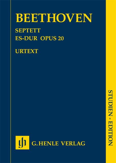 BEETHOVEN SEPTET Eb OP20 SC URTEXT