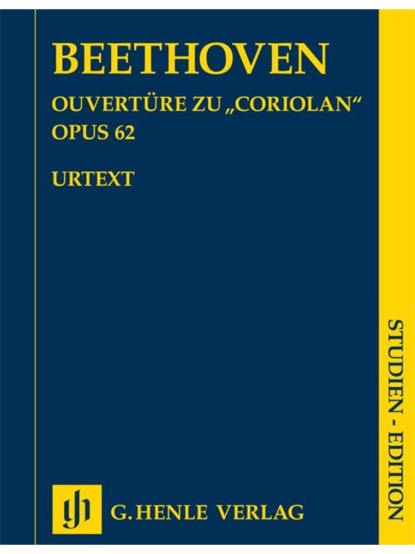 Ludwig Van Beethoven: Coriolan Overture Op.62 (Study Score)