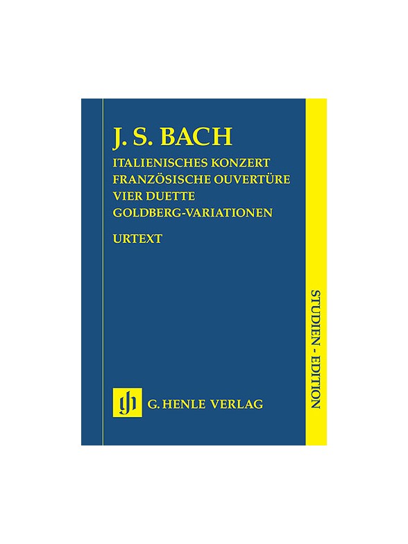 Johann Sebastian Bach: Italian Concerto, French Overture, Four Duets, Goldberg Variations
