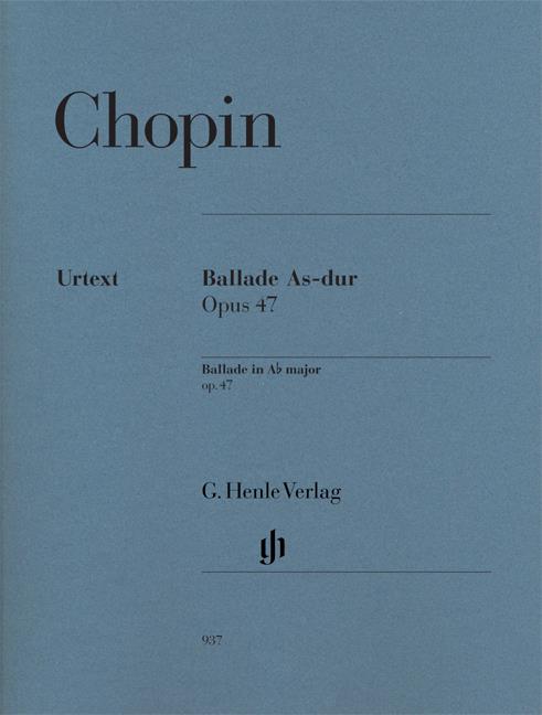 CHOPIN BALLADE IN Ab MAJ PF URTEXT