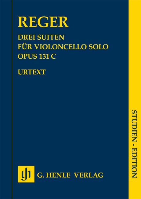 Reger 3 Suites Vlc Solo Op131c Stsc