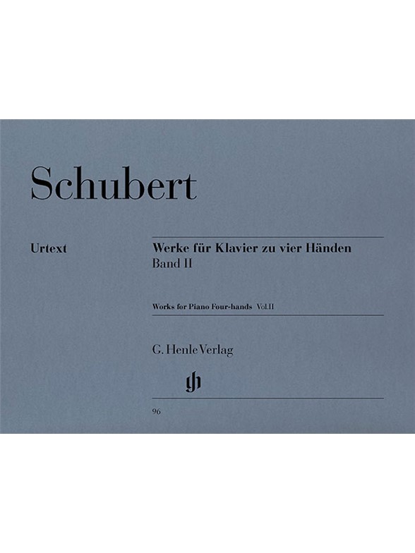 Franz Schubert: Works For Piano Four-Hands Volume 2 (Urtext Edition)