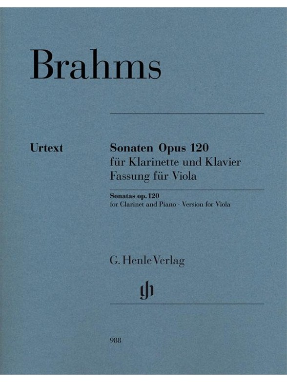 Johannes Brahms: Clarinet Sonatas Op.120