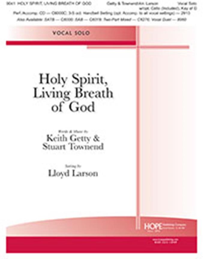 Holy Spirit, Living Breath of God : Vocal Solo, key of D