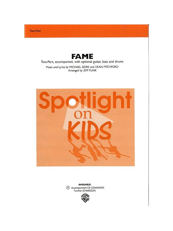 Michael Gore And dean Pitchford: Fame (2-Part)
