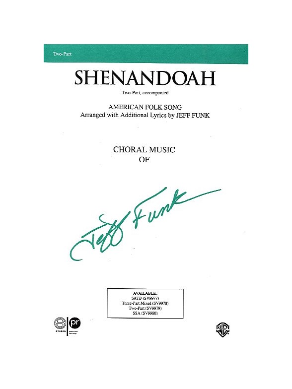 Shenandoah For Two-Part Vocals