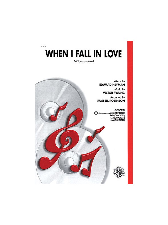 Victor Young: When I Fall In Love (SATB)