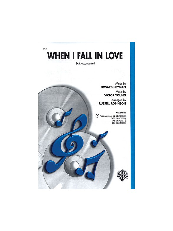 Victor Young: When I Fall In Love (SAB)