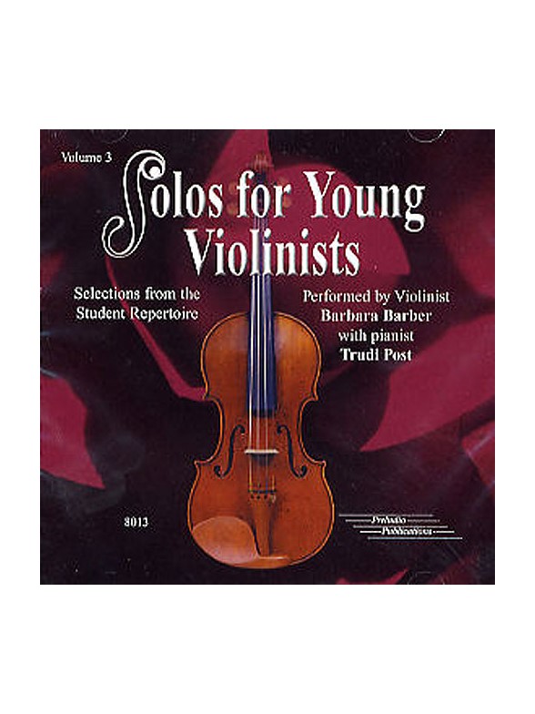 Suzuki Solos For Young Violinists Volume 3 Cd