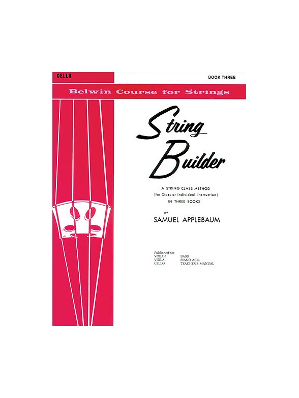 Samuel Applebaum: String Builder - Cello Book 3