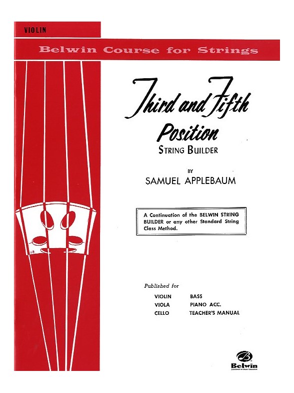 Samuel Applebaum: String Builder - Third And Fifth Position