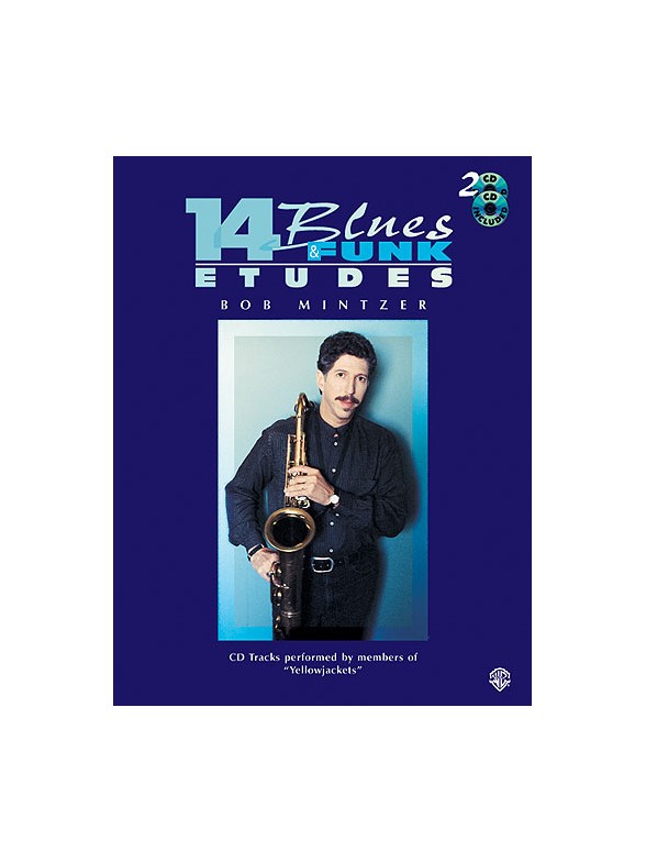 14 Blues and Funk Etudes Book with 2cds.