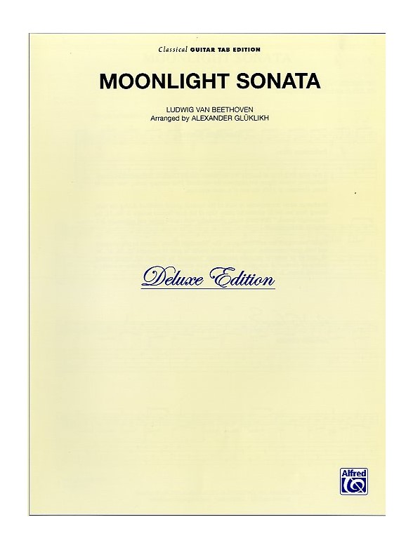 Ludwig Van Beethoven: Moonlight Sonata For Classical Guitar (TAB)