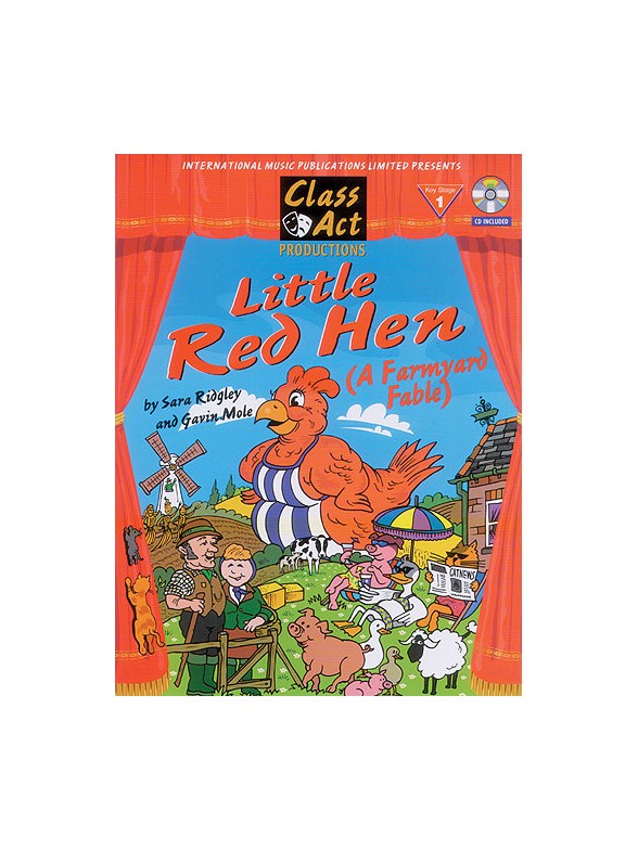Little Red Hen (A Farmyard Fable) With Cd For Piano, Voice And Guitar