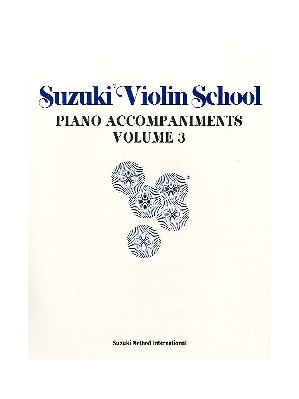 Suzuki Violin School Piano Accompaniments, Volume 3