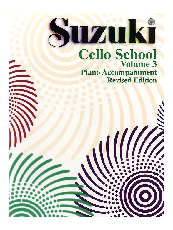 Suzuki Cello School Volume 3 Piano Accompaniment Revised Edition