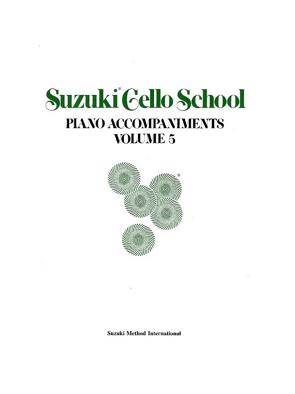 Suzuki Cello School Volume Five - Piano Accompaniment