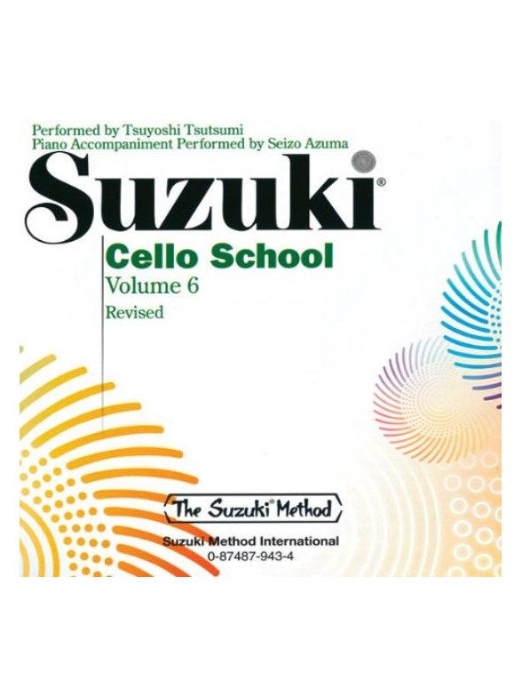 Suzuki Cello School: Volume 6 (CD)