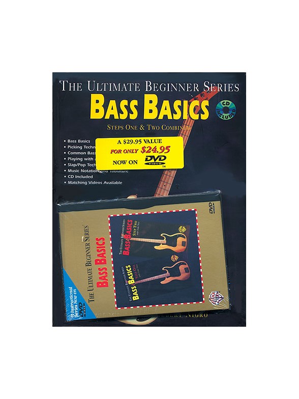 Ultimate Beginner: Bass Basics Steps One And Two Combined (Book/DVD)