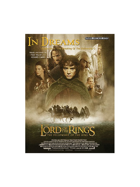 Lord Of The Rings: In Dreams For Piano, Vocals And Guitar