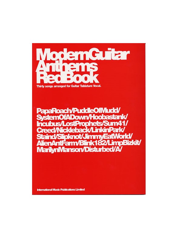Modern Guitar Anthems: Red Book