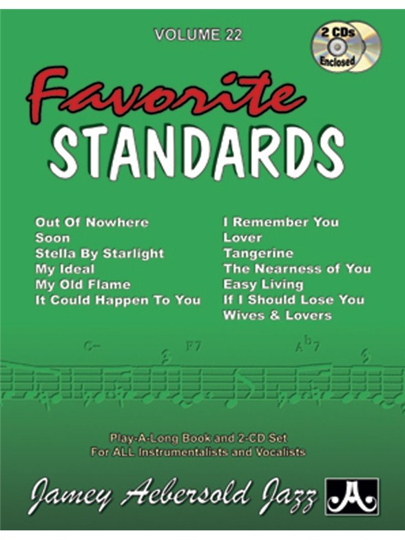 Jamey Aebersold Volume 22 Favourite Standards