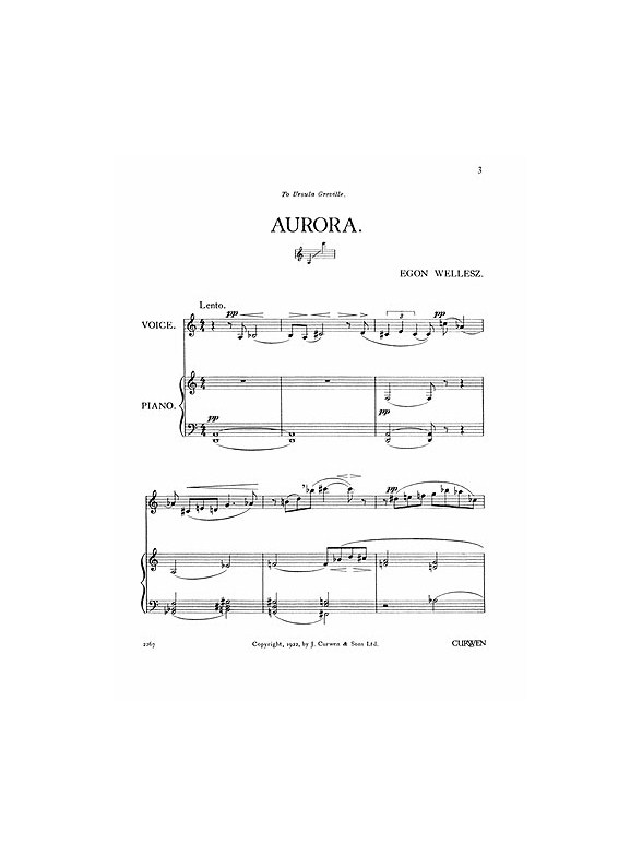 Egon Wellesz: Aurora