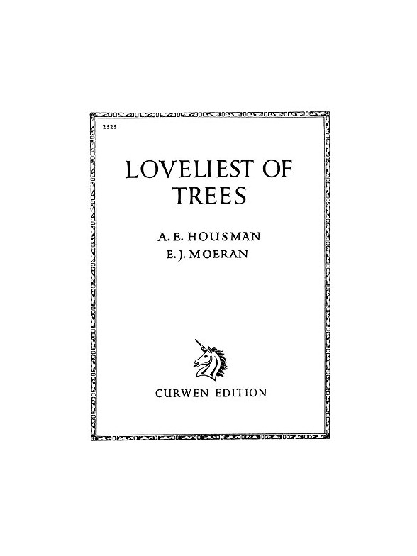 Moeran, E Loveliest Of Trees Voice/Piano