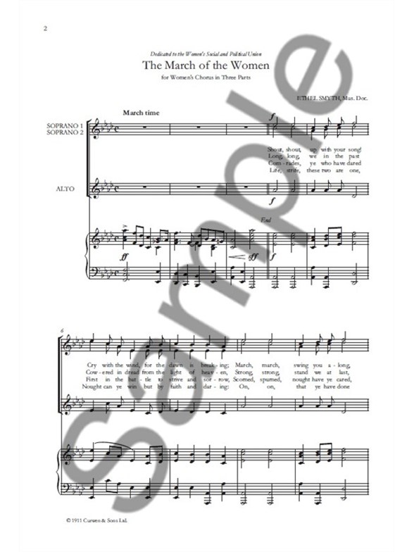 Ethel Smyth: The March Of The Women (In A)