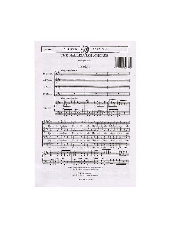 G.F. Handel: The Hallelujah Chorus (TTBB)