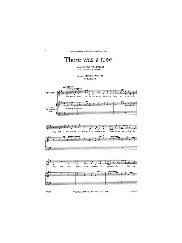 Gustav Holst: There Was A Tree