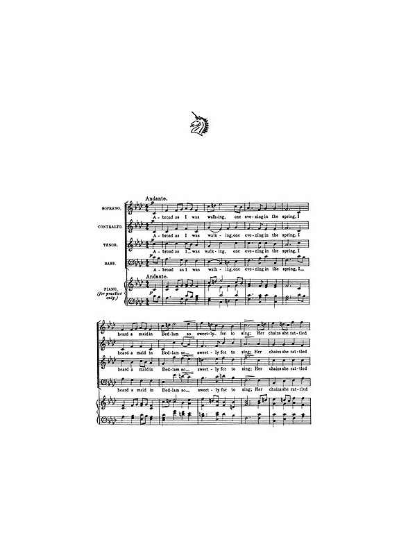 Gustav Holst: I Love My Love (SATB)
