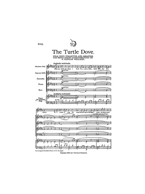 Ralph Vaughan Williams: The Turtle Dove