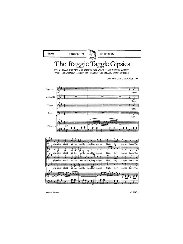 Boughton Raggle Taggle Gipsies Satb